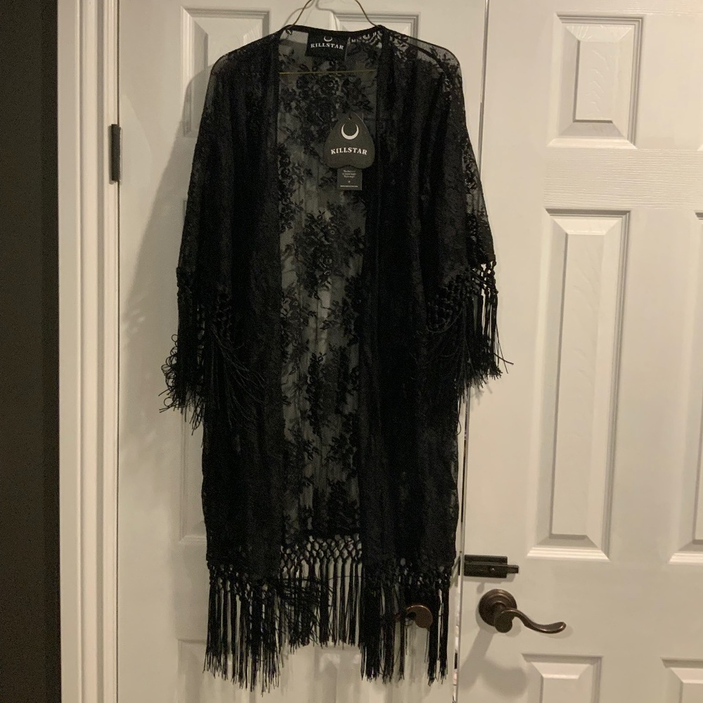 Killstar witch hazel  lace kimono/kaftan